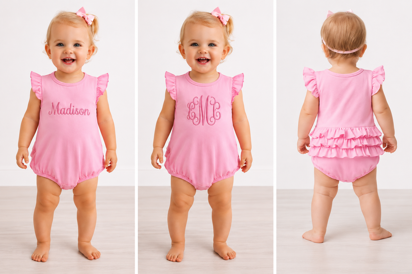 Girl’s Pink Ruffle Bum Bubble
