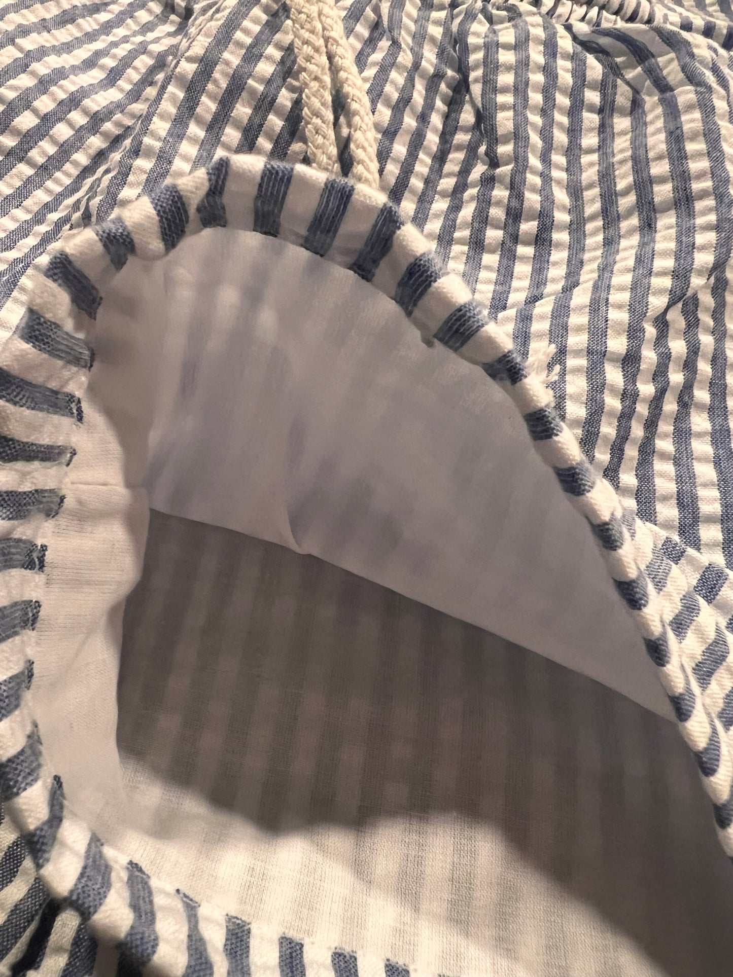 Classic Boys Monogrammed Seersucker Set