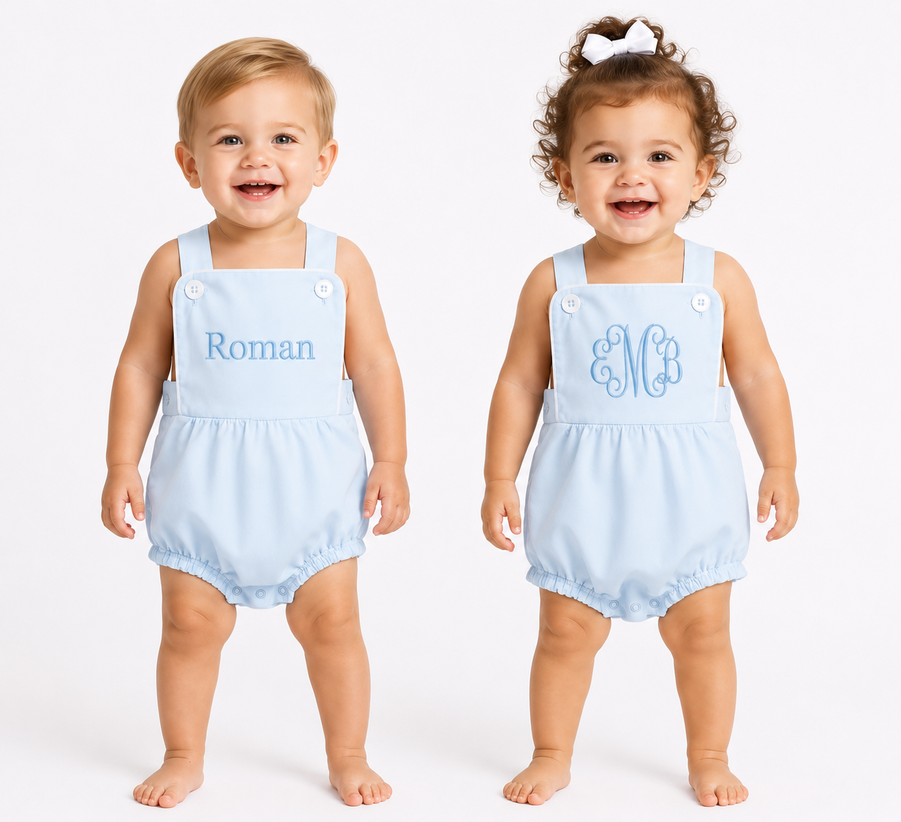 Unisex Vintage Bubble Romper